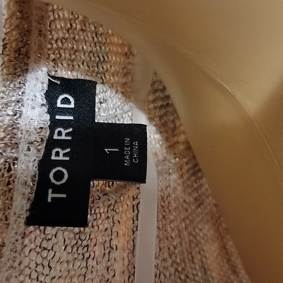 Nwt Torrid beautiful caragain sweater 1x - Picture 6 of 7